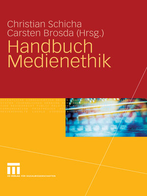 cover image of Handbuch Medienethik